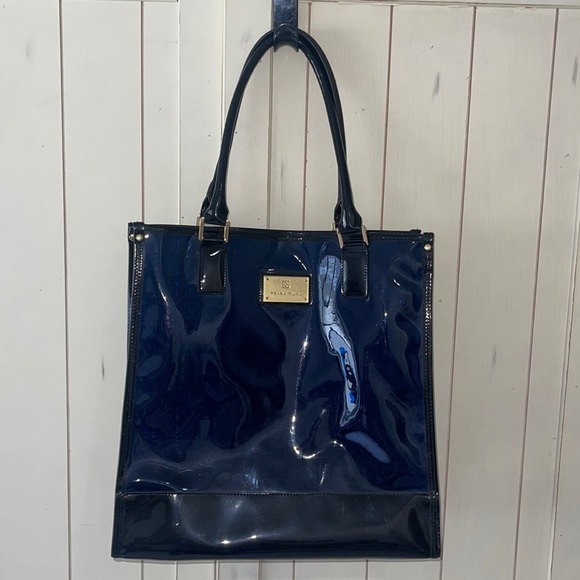 Trina‎ Turk Blue Tote - Picture 1 of 14
